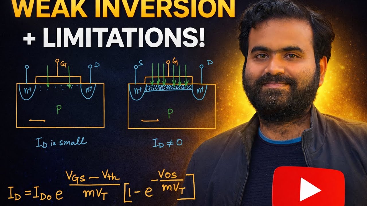 Weak Invetion Weak Inversion: Intuition, Non-Zero Drain Current & Practical Limits ...