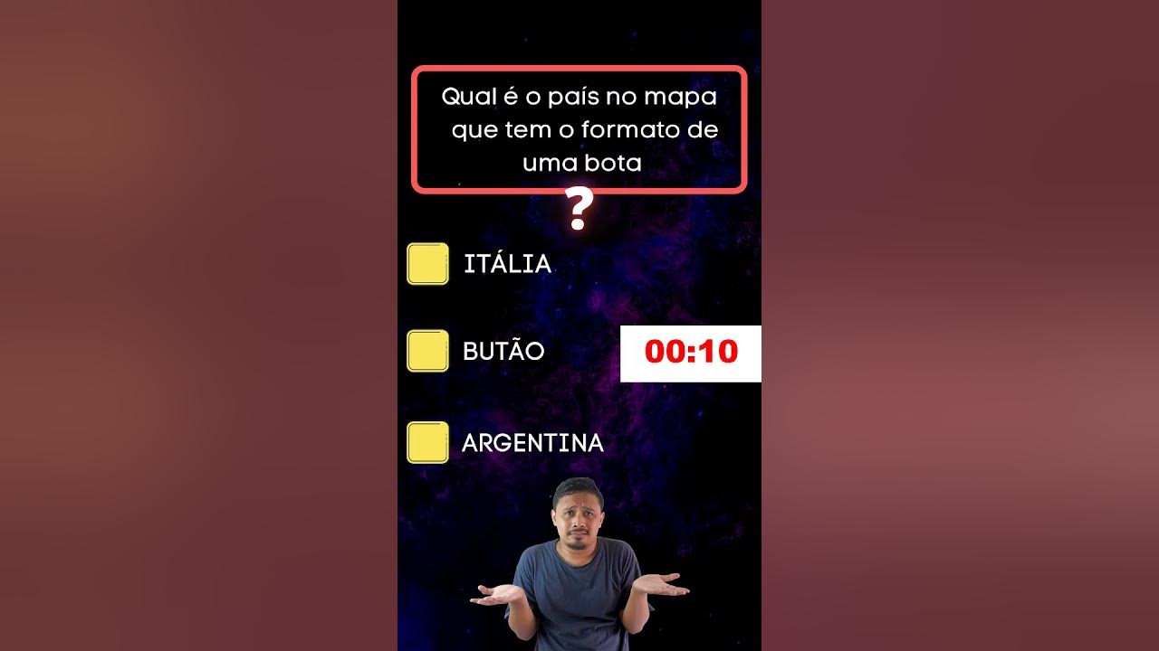 Qual é o País que tem o formato de uma bota ? shorts YouTube Qual é o País que tem o formato de uma bota ? shorts YouTube
