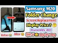 Samsung M20 Folder Change | Samsung M20 Display + Lcd Touch Screen Replacement | M20 Disassembly |