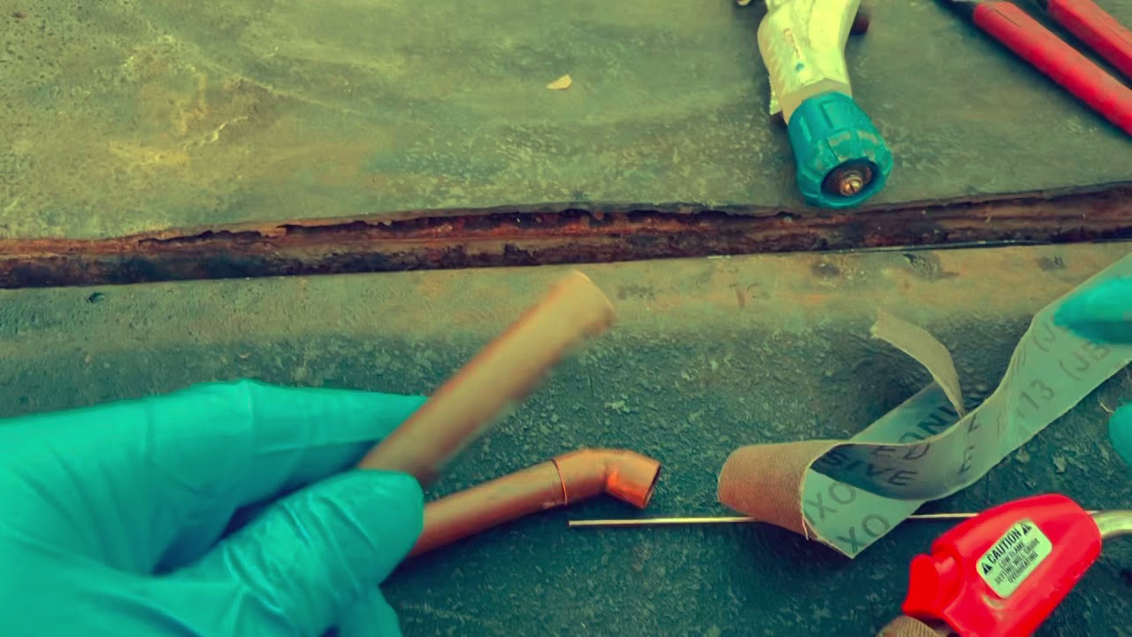 How To Braze Copper Fittings For Refrigeration… YouTube