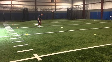 6+ Cone: Zig Zag sprint-shuffle