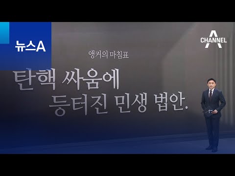 [앵커의 마침표]탄핵 싸움에 등터진 <strong>민생</strong> <strong>법안</strong> | 뉴스A