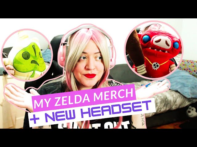 MY ZELDA MERCH + new headset (FIFINE Ampligame H9)! 