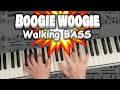 Wow how to play boogie woogie piano walking bass blues riff  tutorial music lesson