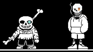 Killing Them Both!!! || US Sans And Papyrus Fight