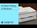 Fix Slow Printing in Windows | HP Printers | @HPSupport