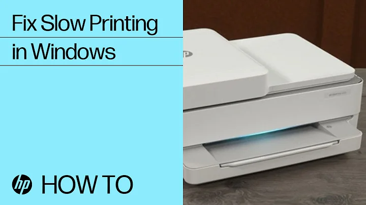 Fix Slow Printing in Windows | HP Printers | @HPSupport