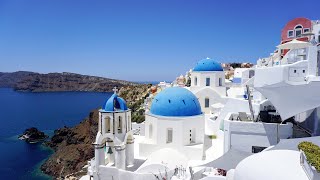 Run Santorini to Oia | Stunning 4K Treadmill Virtual Tour