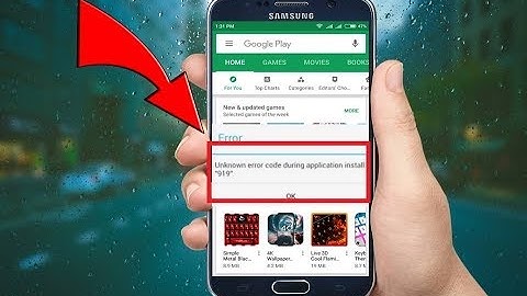How to Fix Google Play Store Error Code 919 In Android