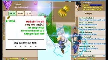 Ngọc rồng online - đổi Găng hủy diệt detu skybabybd cái kết đắng lòng !!!