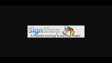 SignShop Basic Setup and most Common Signs