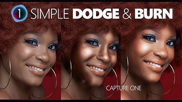 Simple DODGE AND BURN technique in CAPTURE ONE