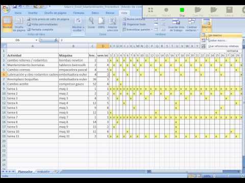 Tutorial plan mantenimineto a equipos en excel  FunnyCat.TV