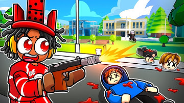 ROBBING EVERYONE IN ROBLOX BLOCKSPIN