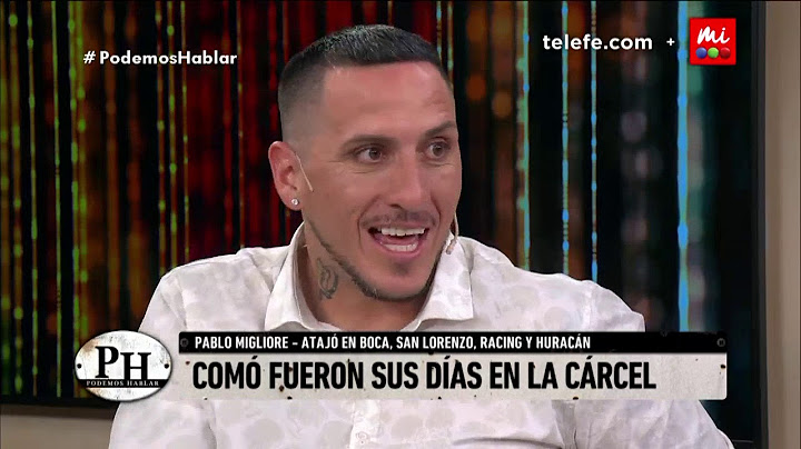 Pablo Migliore: "Estar en la cárcel no tiene nada que ver con 'El Marginal'" - Podemos Hablar