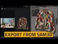 How to Export 3D Models Created with Meta SAM3D