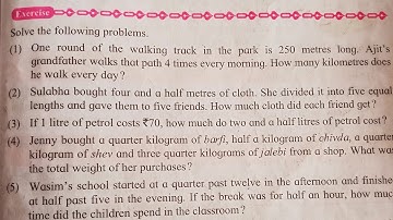 Measurement - Word problems,page no.69,Math,Std.4