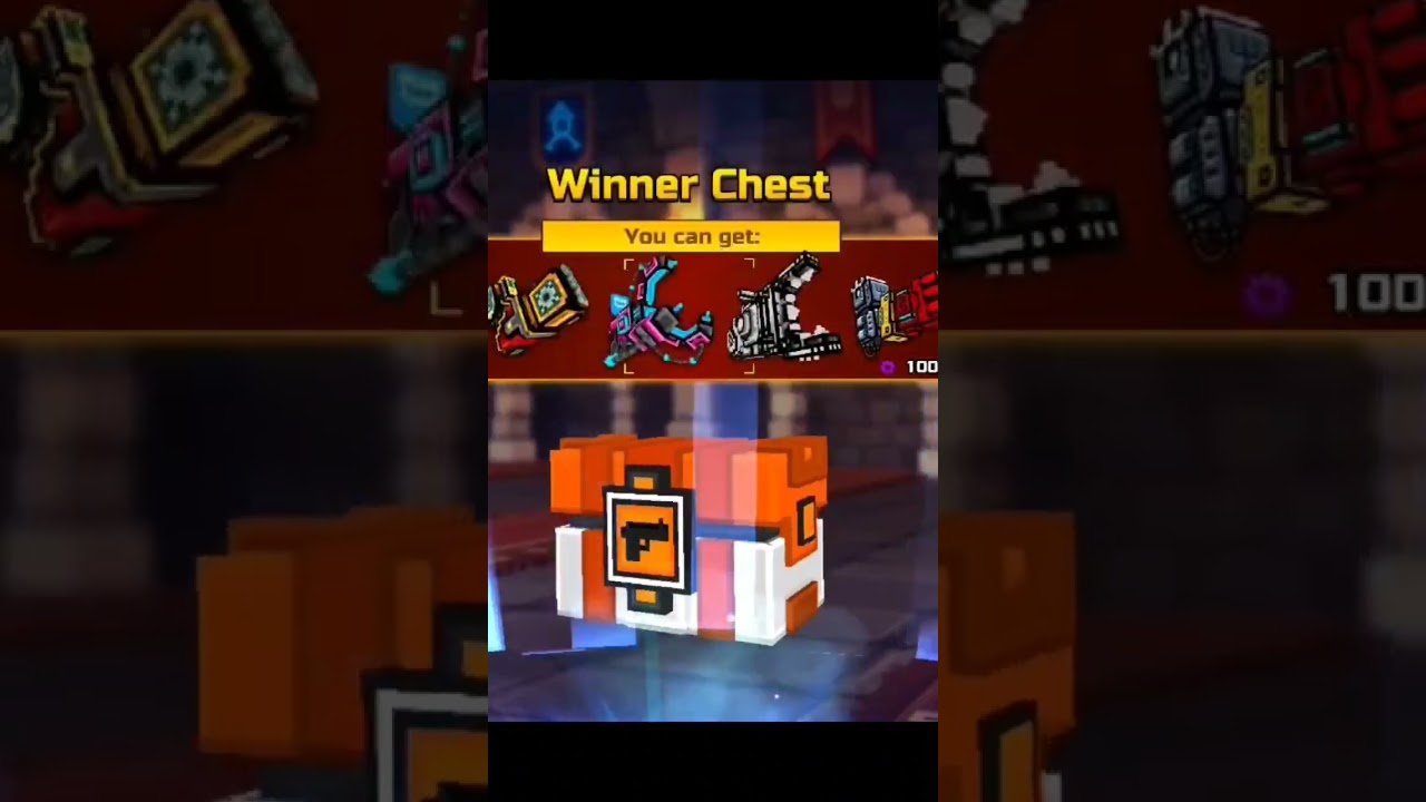new lottery winner chest opening | Pixel gun 3d