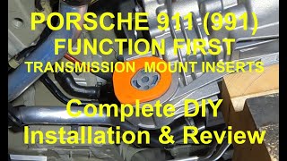 Famous Function First Transmission Mount Inserts Porsche 911 Carrera Base/S/T/GTS 991 EASY DIY Manual PDK Wealth