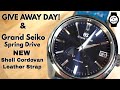 DRAWING for Poljot USSR Pilot&#39;s Watch &amp; Shell Cordovan Strap for Grand Seiko Spring Drive SBGA375!