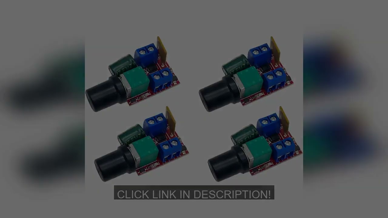 4pcs Mini DC 3V 6V 12V 24V 35V PWM Motor Speed Controller Switch Module Ultra Small LED Dimmer 5A