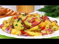 Самый вкусный немецкий салат! Я никогда не устану есть этот салат! Просто рецепт вкусного ужина!