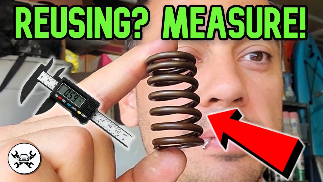 How to measure Valve Springs for Engine Rebuild ( free standing height )