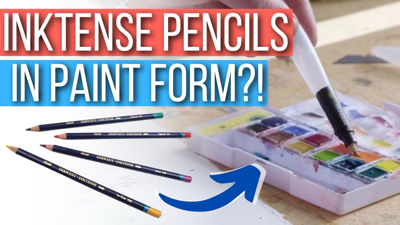 Derwent Inktense Paint Pan Travel Set Review & Demo YouTube