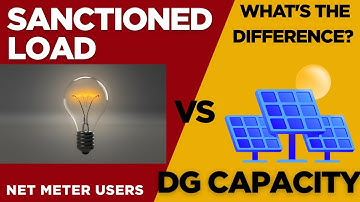 Sanction Load VS DG Capacity #SanctionedLoad  #DGCapacity  #NetMetering  #SolarPower  #SolarSystem