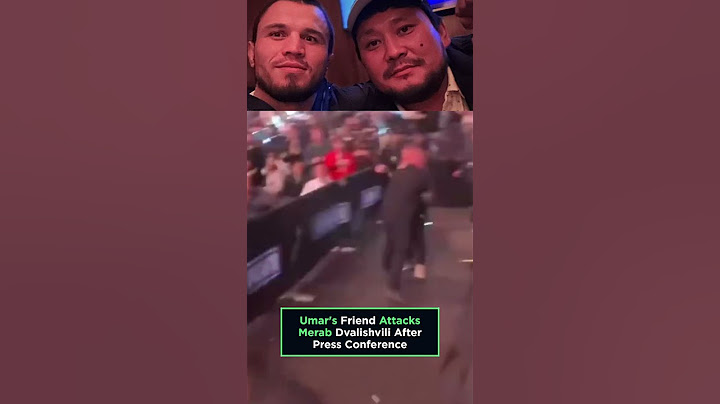 Umar's Friend Attacks Merab Dvalishvili After Press Conference #merabdvalishvili  #umarnurmagomedov