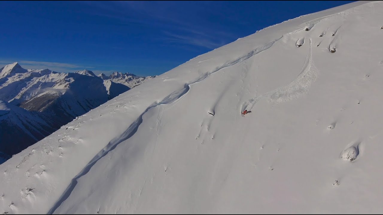 Drone Video of Skiing The Selkirk Mountains of British Columbia