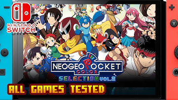 NEOGEO POCKET COLOR SELECTION Vol.2 - (Nintendo Switch) - All Games Tested