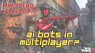 MW3 Secret out? AI Bots In Multiplayer!