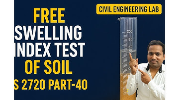 IS 2720 Part 40 | Free Swelling Index Test of Soils | Geotechnical Engineering Lab Test