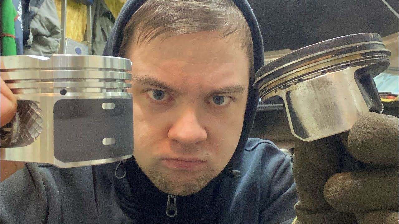 Поло седан, убираю стук двигателя CFNA. Меняю поршня без расточки ...