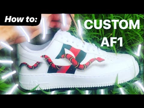 air force 1 gucci snake