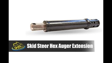 Eterra Hex Auger Extension for Skid Steer Loaders