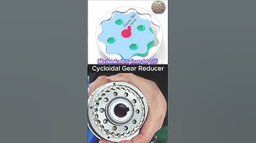 Cycloidal Gear Reducer #fusion360 #cad#mechanicalengineering #machine  #mechanism #solidworks