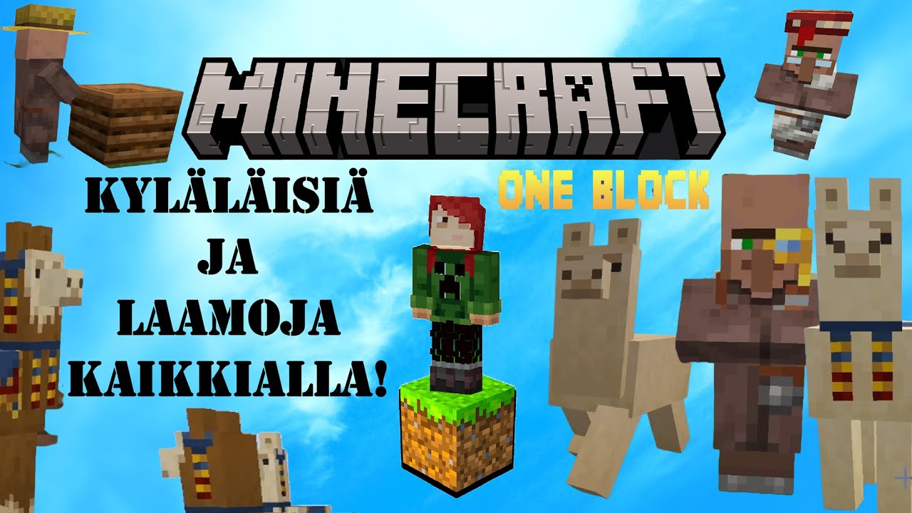 Perustetaan kylä! - Minecraft One Block
