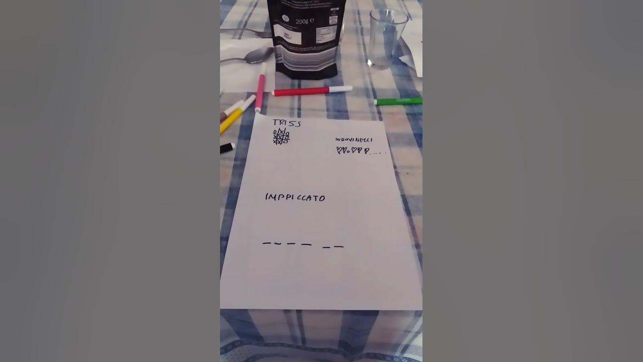 Giochi Da Fare Su Un Foglio giochi possibbili da fare su un foglio - YouTube
