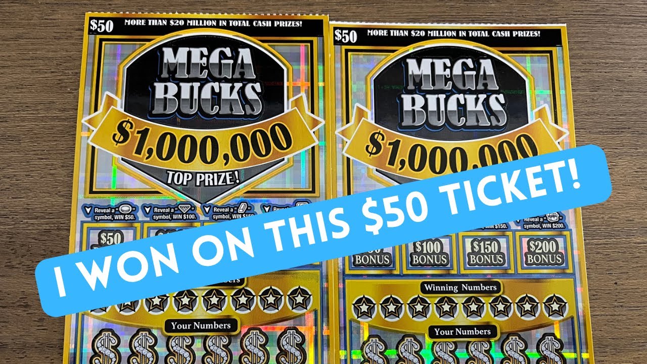 My first win on 50 Mega Bucks scratchoff ticket from Idaho Lottery