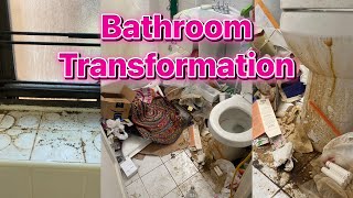 Her Bathroom is a Chaos. Free Cleaning Help