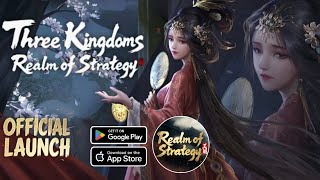 Three Kingdoms: RoS - Three Kingdoms: Realm of Strategy  Gameplay Android IOS - Official Launch. screenshot 1