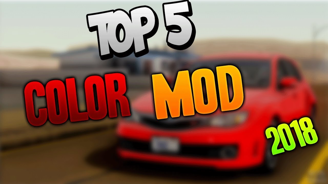 Top 5 Color Mods Para Gta San Andreas y Samp 2021 - YouTube