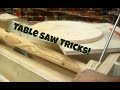Table Saw - Tapered Spiral Legs Table Saw - Tapered Spiral Legs