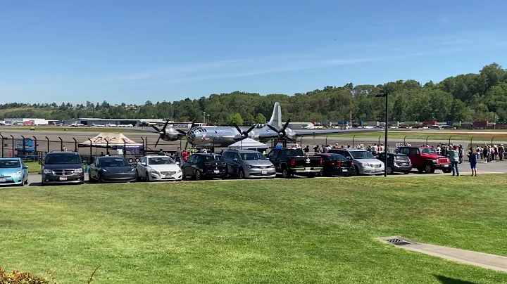 Glyns first view of B-29 70 years later!