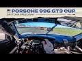 Crazy pov  crashes  fight  porsche 996 gt3 cup  daytona speedway