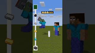 Epic Minecraft Hammer Strength Test Challenge! 🔨😲 Who Can Hit the Bottom? #shorts #minecraft