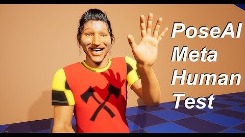 MetaHuman PoseAI Markerless Mocap Test