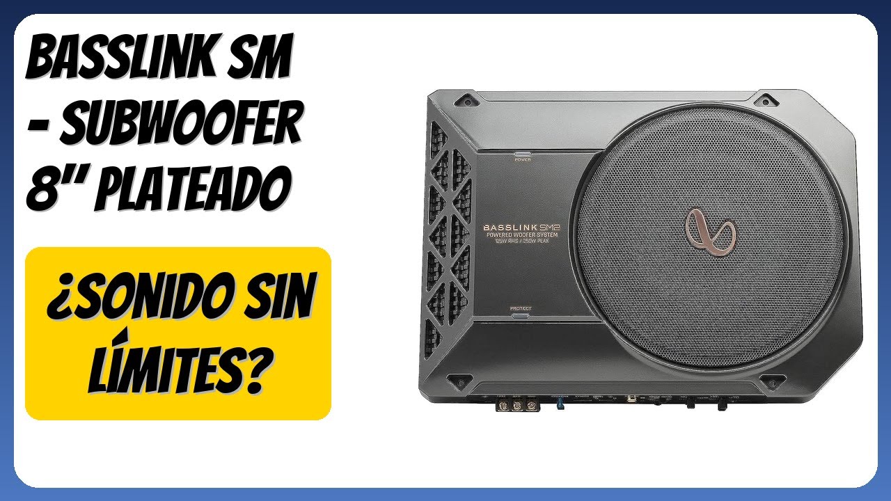 RESEÑA (2025) : BassLink SM - Subwoofer 8" Plateado. DETALLES